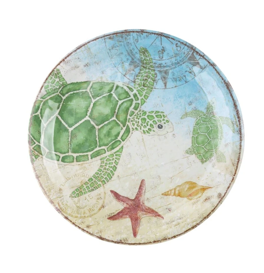Sealife Turtle 9" Plate