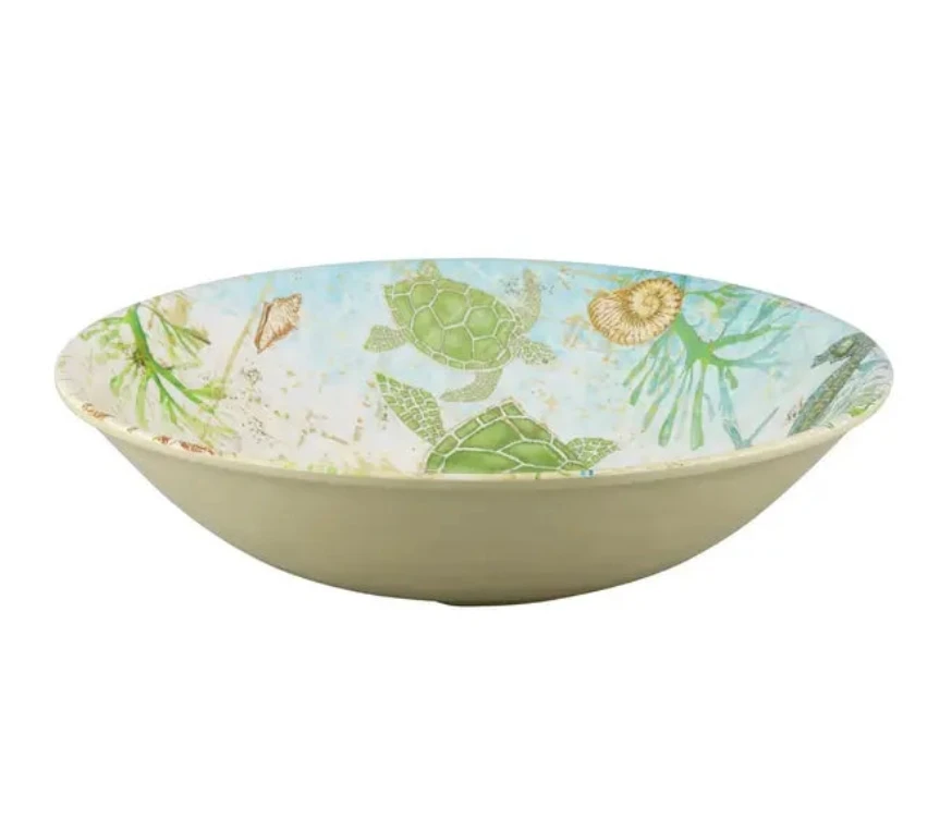 Sealife Turtle Melamine 8" Bowl