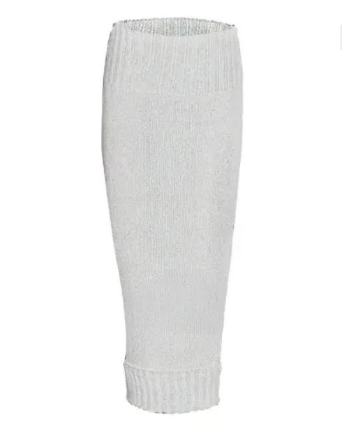 RUNIC CALF STOCKING - WHITE