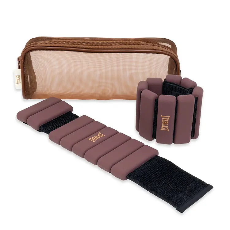 EVERLAST SILICONE ANKLE WEIGHTS - BROWN