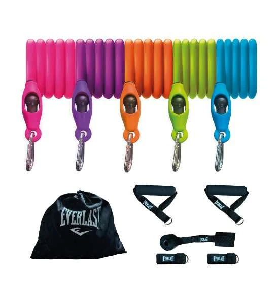 EVERLAST COMPLETE SET OF RESISTANCE BANDS