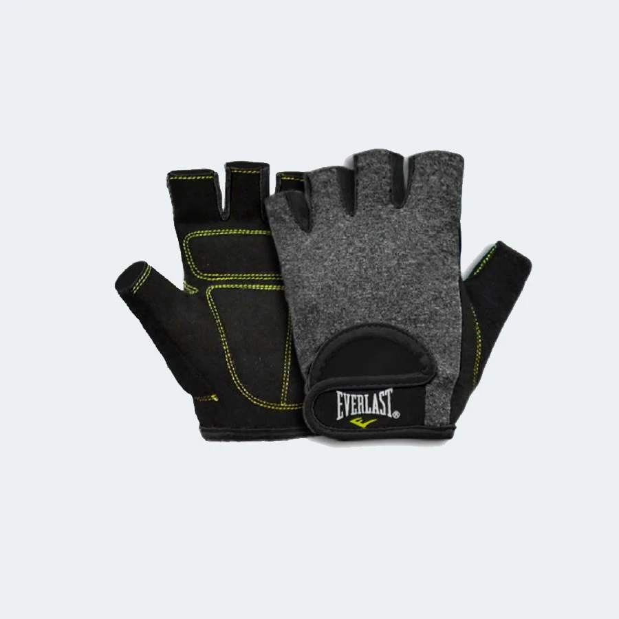 EVERLAST BREEZE WEIGHTLIFTING GLOVES - SIZE SM - BLACK & GREY
