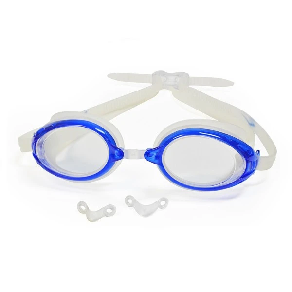 EVERLAST ATLANTIS SWIM GOGGLES - WHITE & BLUE