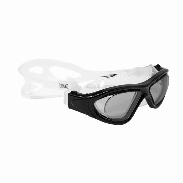 EVERLAST OPEN WATER SWIM GOGGLES - BLACK & CLEAR
