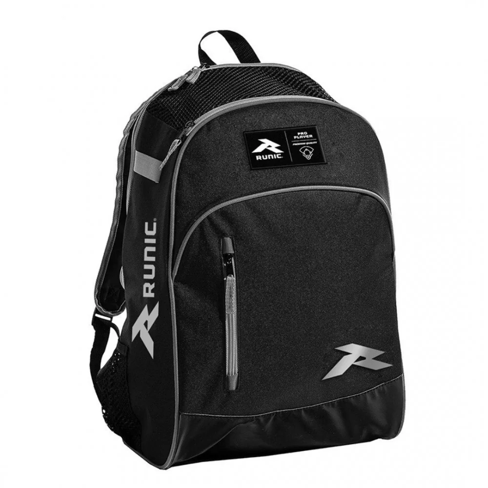 BASEBALL BACKPACK FOR TWO RUNIC BATS - BLACK