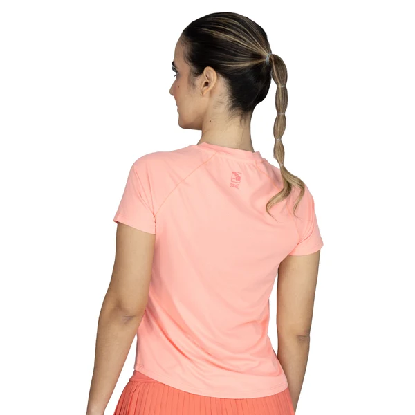 EVERLAST WOMEN POLY/SPX TSHIRT - SIZE S - PEACH