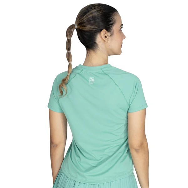 EVERLAST WOMEN POLY/SPX TSHIRT - SIZE S - GREEN