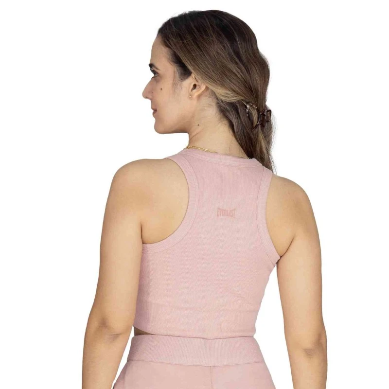 EVERLAST WOMEN RIBBED TANK - SIZE S - PINK