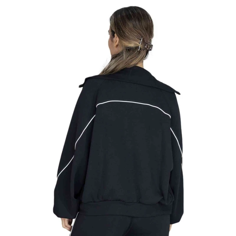 EVERLAST WOMEN RYN/POLY/SPX JACKET - SIZE S - BLACK