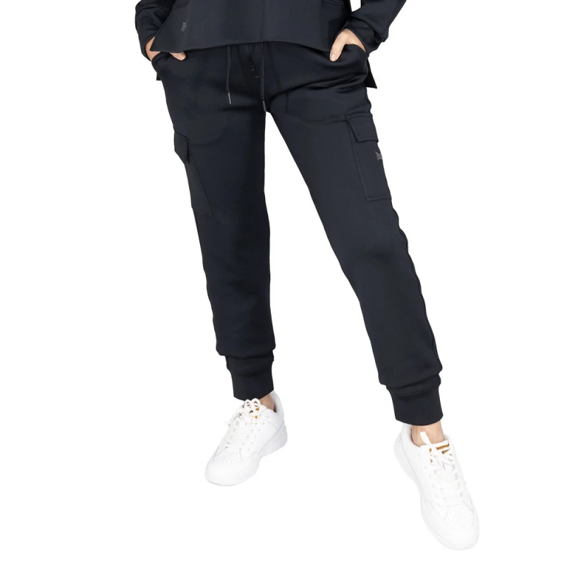 EVERLAST WOMEN POLY/SPX JOGGER - SIZE S - BLACK