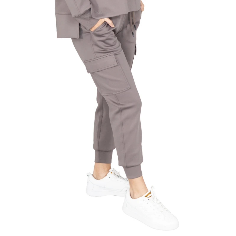 EVERLAST WOMEN POLY/SPX JOGGER - SIZE S - BROWN