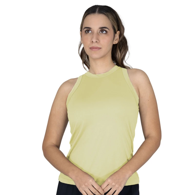 EVERLAST WOMEN POLY/SPX E-DAY TANK - SIZE S - YELLOW