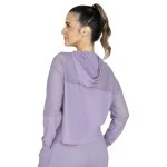 EVERLAST WOMEN NYL/ELAST HOODIE - SIZE S - LILAC