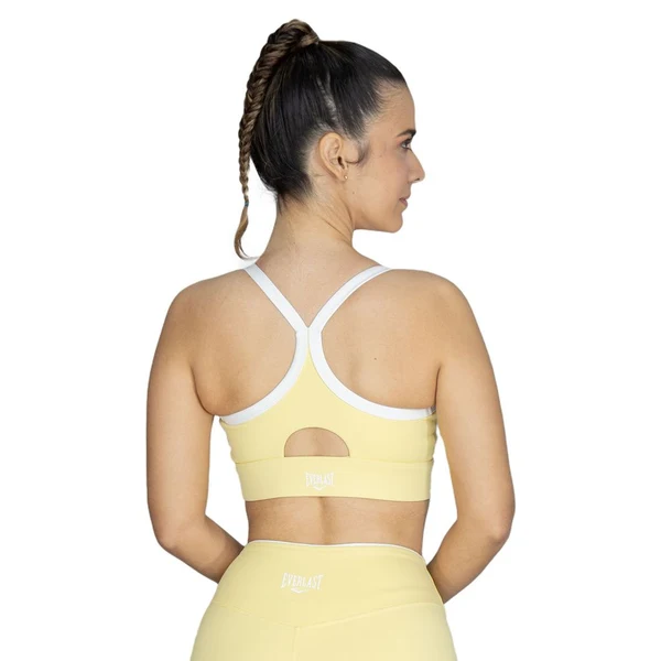 EVERLAST WOMEN POLY/SPX POP BRA - SIZE S - YELLOW