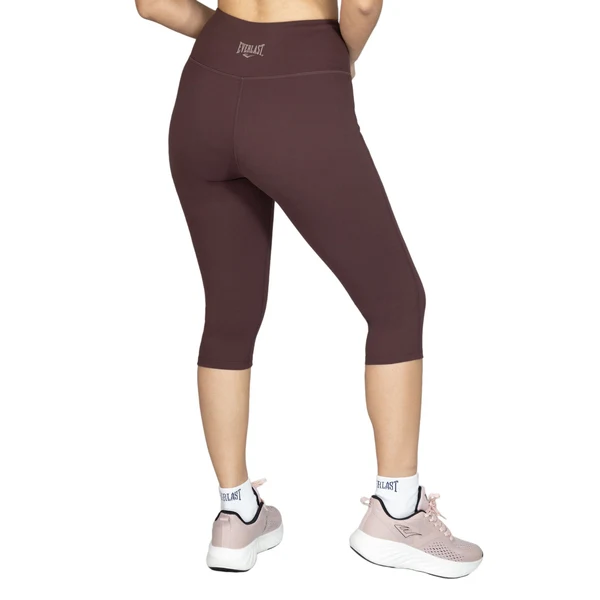 EVERLAST WOMEN POLY/ELAST POWER CAPRI - SIZE S - WINE