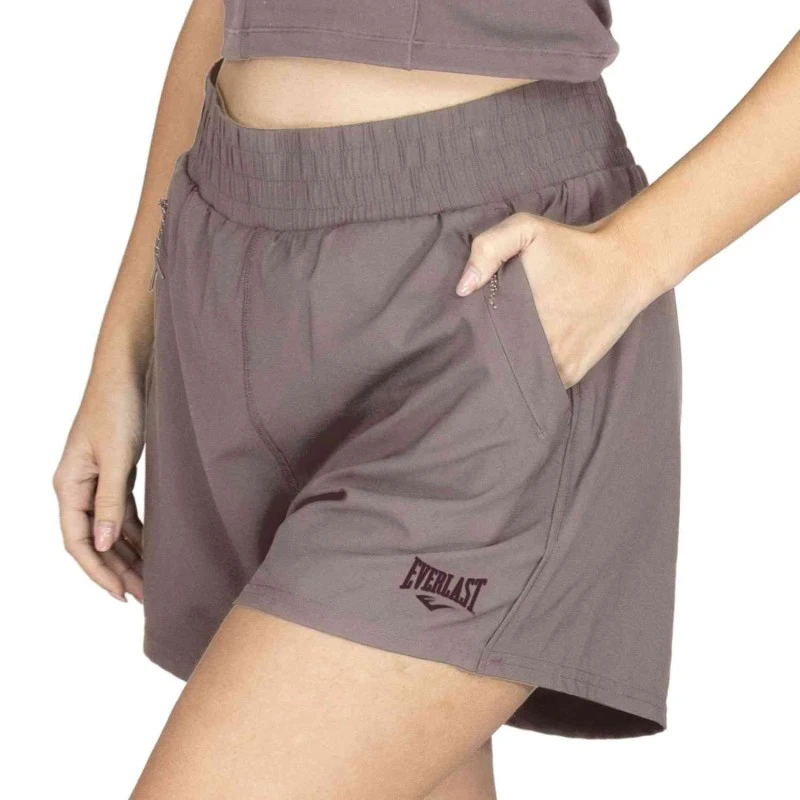 EVERLAST WOMEN POLY/SPX SHORT - SIZE S - LUMEN MAUVE