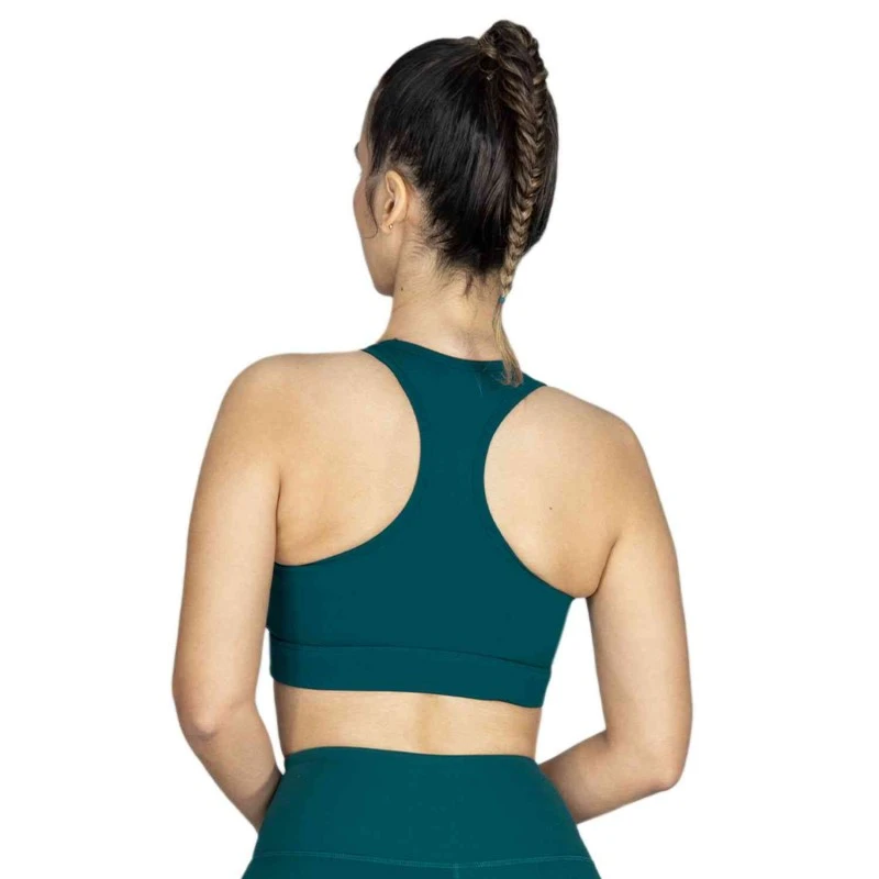 EVERLAST WOMEN POLY/SPX RACERBACK BRA - SIZE S - GREEN