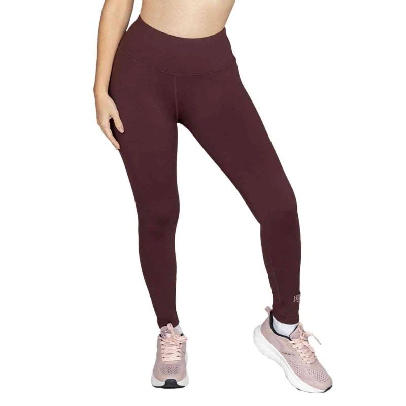 EVERLAST WOMEN POLY/SPX SOFT BOLD LEGGINGS - SIZE S - WINE
