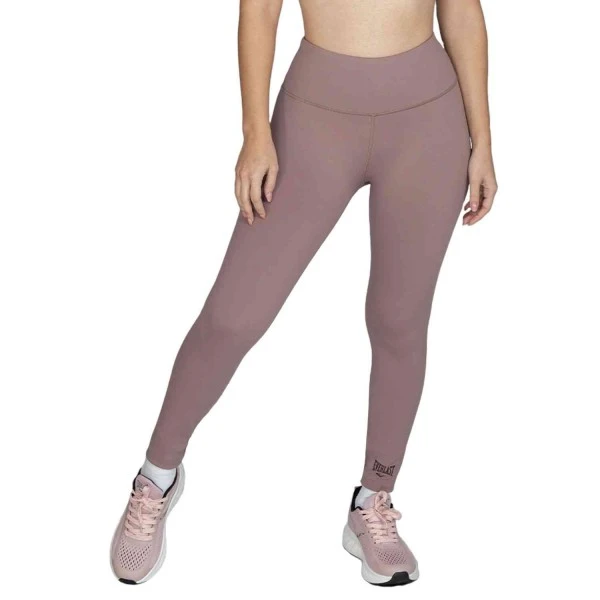 EVERLAST WOMEN POLY/SPX SOFT BOLD LEGGINGS - SIZE S - MAUVE