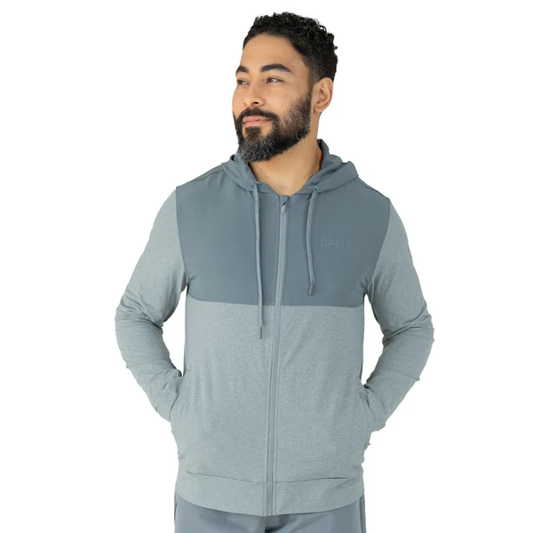 EVERLAST MEN POLY/ELAST E-DAY JACKET - SIZE S - BLUE