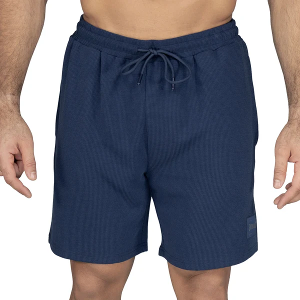 EVERLAST MEN 7" WAFFLE SHORT - SIZE S - NAVY BLUE
