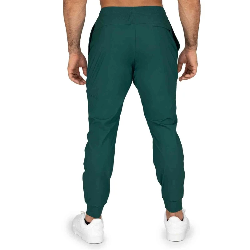 EVERLAST MEN POLY/ELAST WARP PANT - SIZE S - GREEN