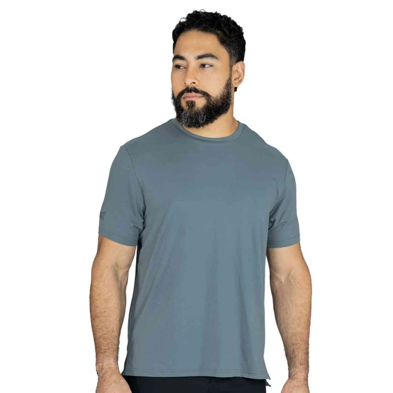 EVERLAST MEN POLY/SPX E-DAY TSHIRT - SIZE M - BLUE