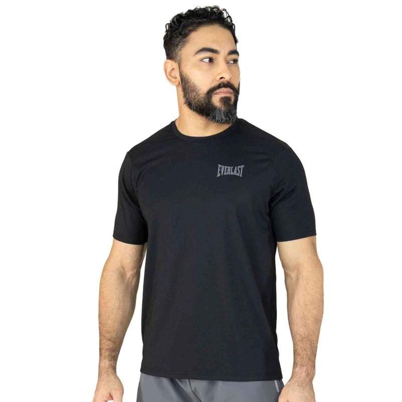 EVERLAST MEN POLY/SPX FORCE TSHIRT - SIZE S - BLACK