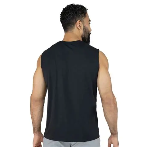 EVERLAST MEN POLY/SPX FORCE TANK - SIZE S - BEIGE