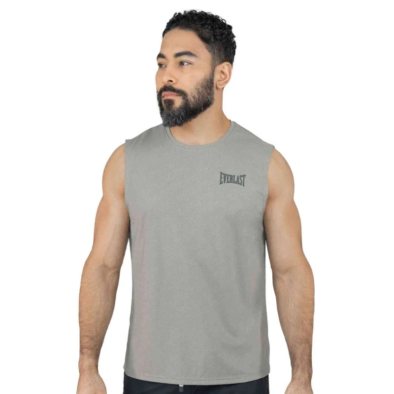 EVERLAST MEN POLY/SPX FORCE TANK - SIZE S - GREEN