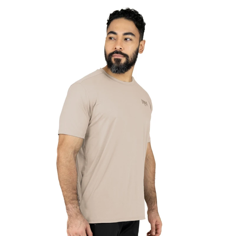EVERLAST MEN POLY/SPX IRON TSHIRT - SIZE S - KHAKI