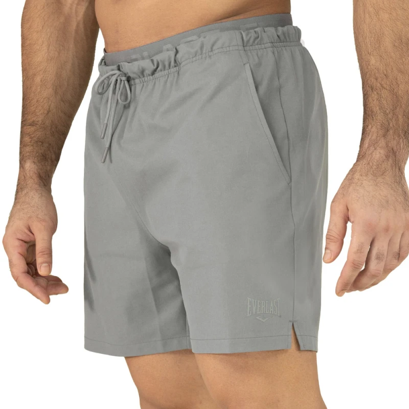 EVERLAST MEN 6" POLY ASCEND SHORT - SIZE S - CHARCOAL