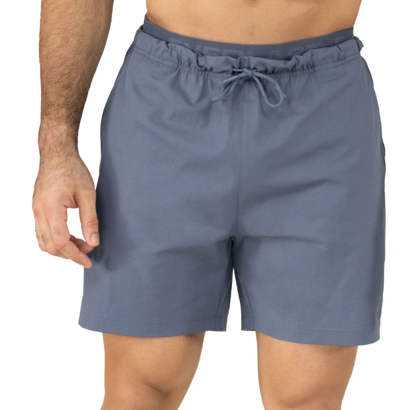 EVERLAST MEN 6" POLY ASCEND SHORT - SIZE S - NAVY SUEDE