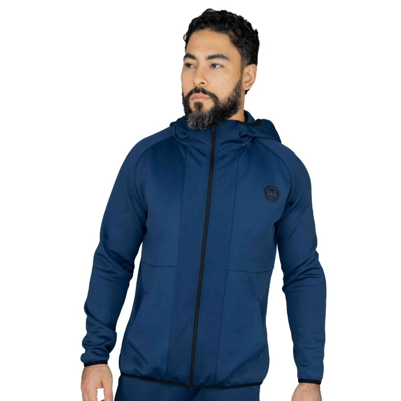 EVERLAST MEN POLY/SPX SCUBA JACKET - SIZE S - BLUE