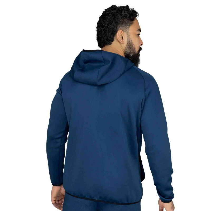 EVERLAST MEN POLY/SPX SCUBA JACKET - SIZE S - BLUE