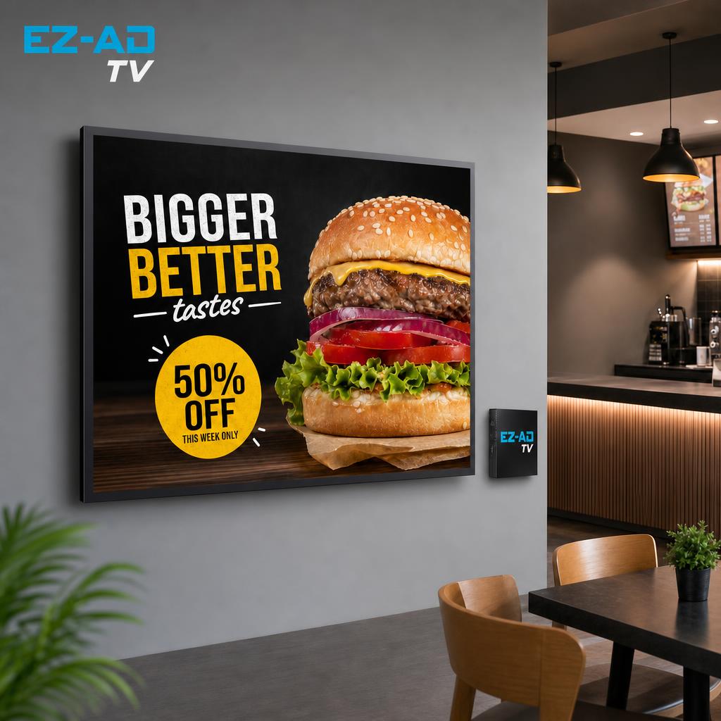 Franchise Digital Signage Solutions by EZ AD TV