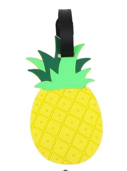 TRAVEL TECH 1-PIECE LUGGAGE TAG - PINEAPPLE