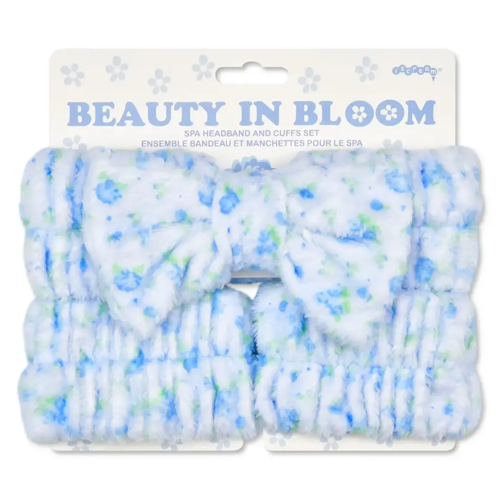 BLUE DITSY SPA SET