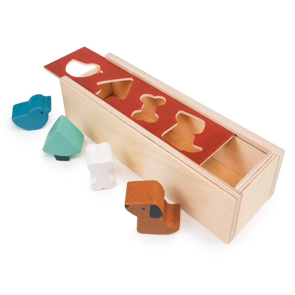 WOODEN PET SHAPE SORTING BOX