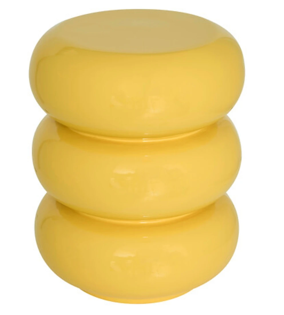 YELLOW COFFEE TABLE STONETO