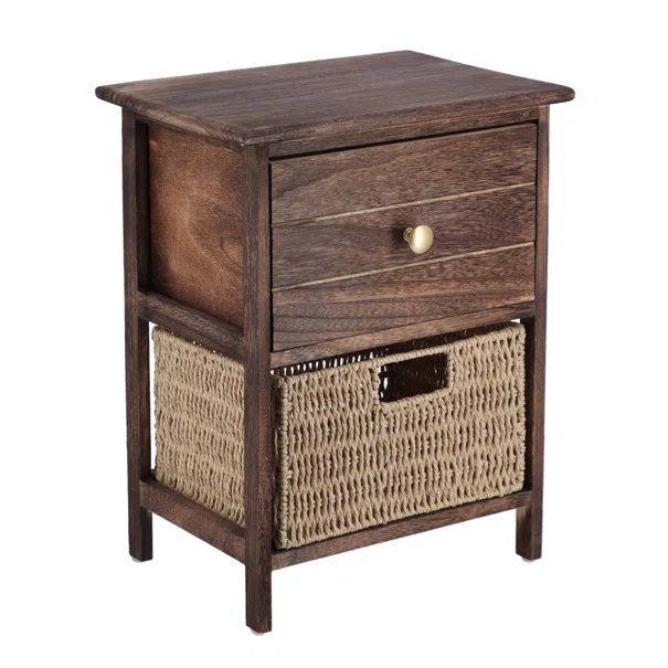 PAULOWNIA/MDF SMALL STORAGE CABINET