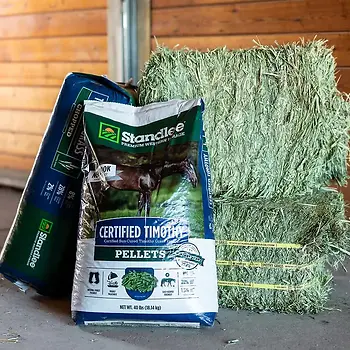Premium Western Forage Certified Timothy Grass Compressed Bale 50 lb