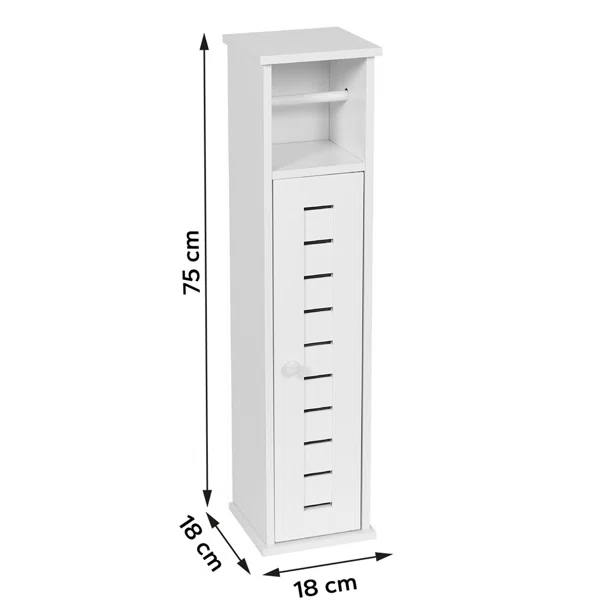 TOILET PAPER STORAGE UNIT - WHITE