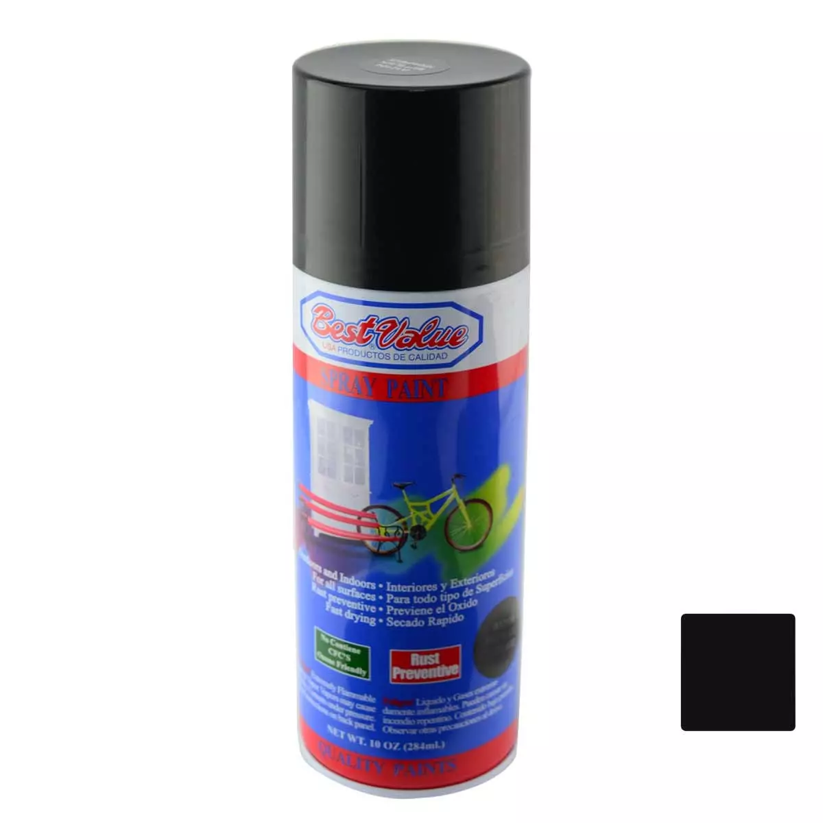 HIGH HEAT SPRAY PAINT BLACK 13.5
