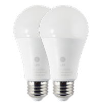 GE LED BULB 9W 3500K 2-PACK