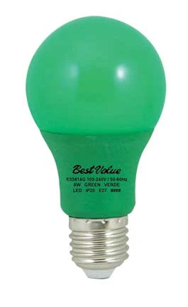 6W LED 100-240V 50/60HZ GREEN