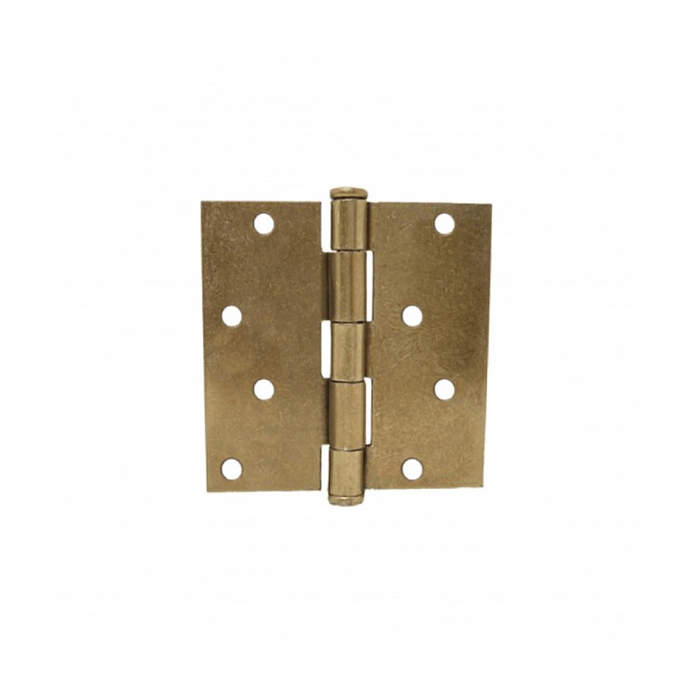 3.5X3.5 ANTIQUE BRASS SQ HINGE