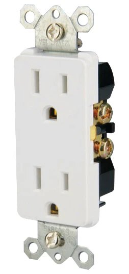 DOUBLE RECEPTACLE 125V 15AMP U