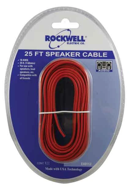 18AWG SPEAKER WIRE 25 FEET