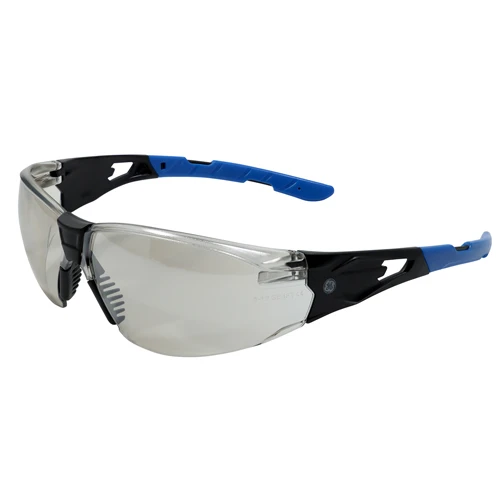 SAFETY GLASSES I/O - BLACK/BLUE